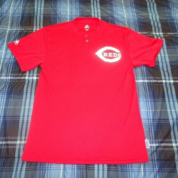 Majestic Other - MLB Cincinnati Reds Majestic Red Cool Base Youth Size X-Large